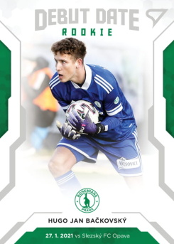 Hugo Jan Backovsky Bohemians Praha SportZoo FORTUNA:LIGA 2020/21 2. serie Debut Date Rookie #DR04